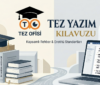 tez yazım kılavuzu