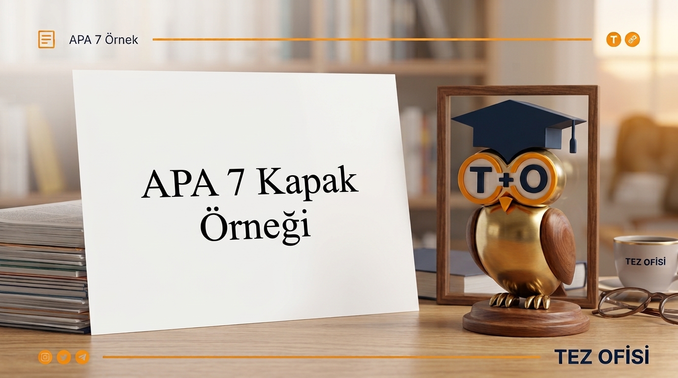 APA 7 Kapak Örneği