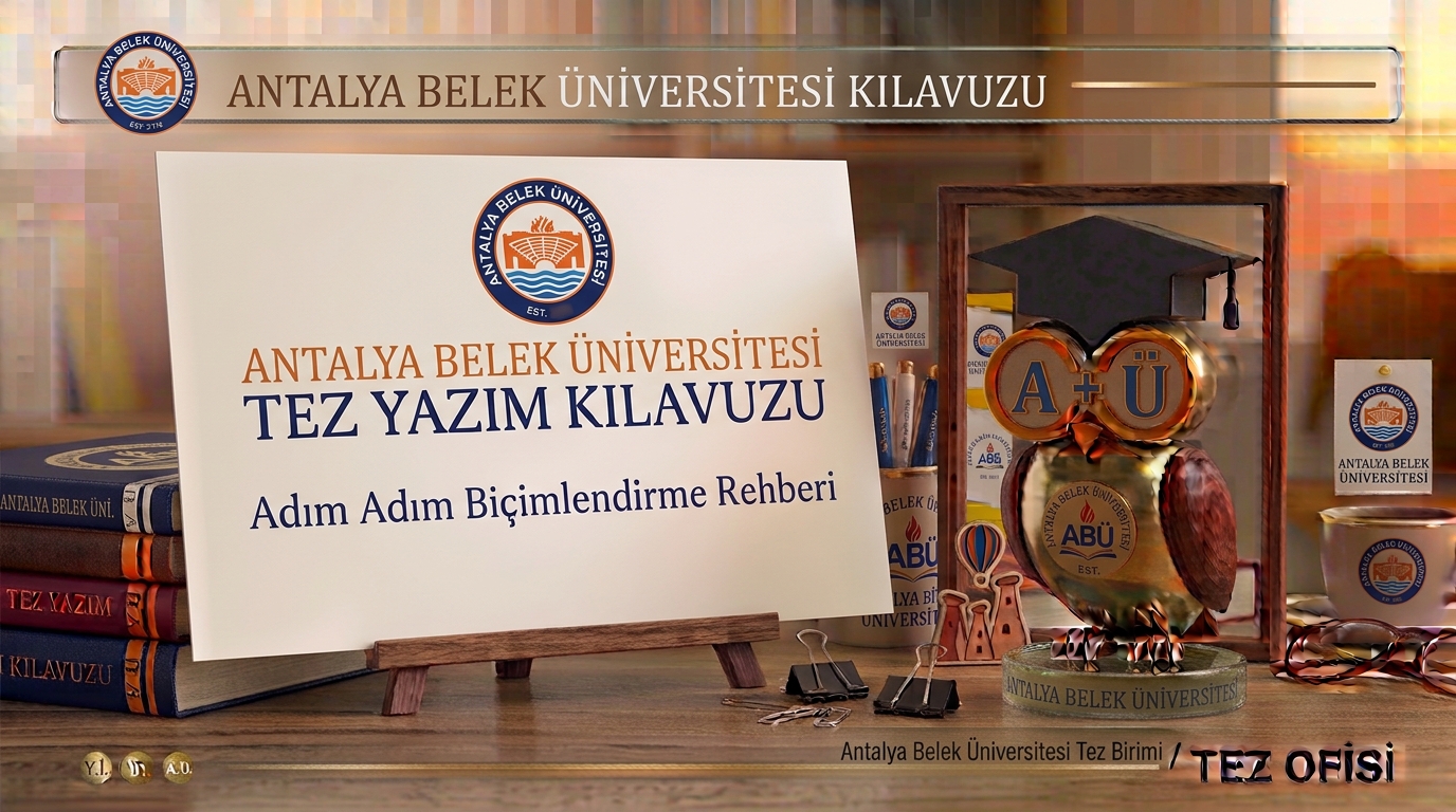 Antalya Belek Üniversitesi Tez Yazım Kılavuzu