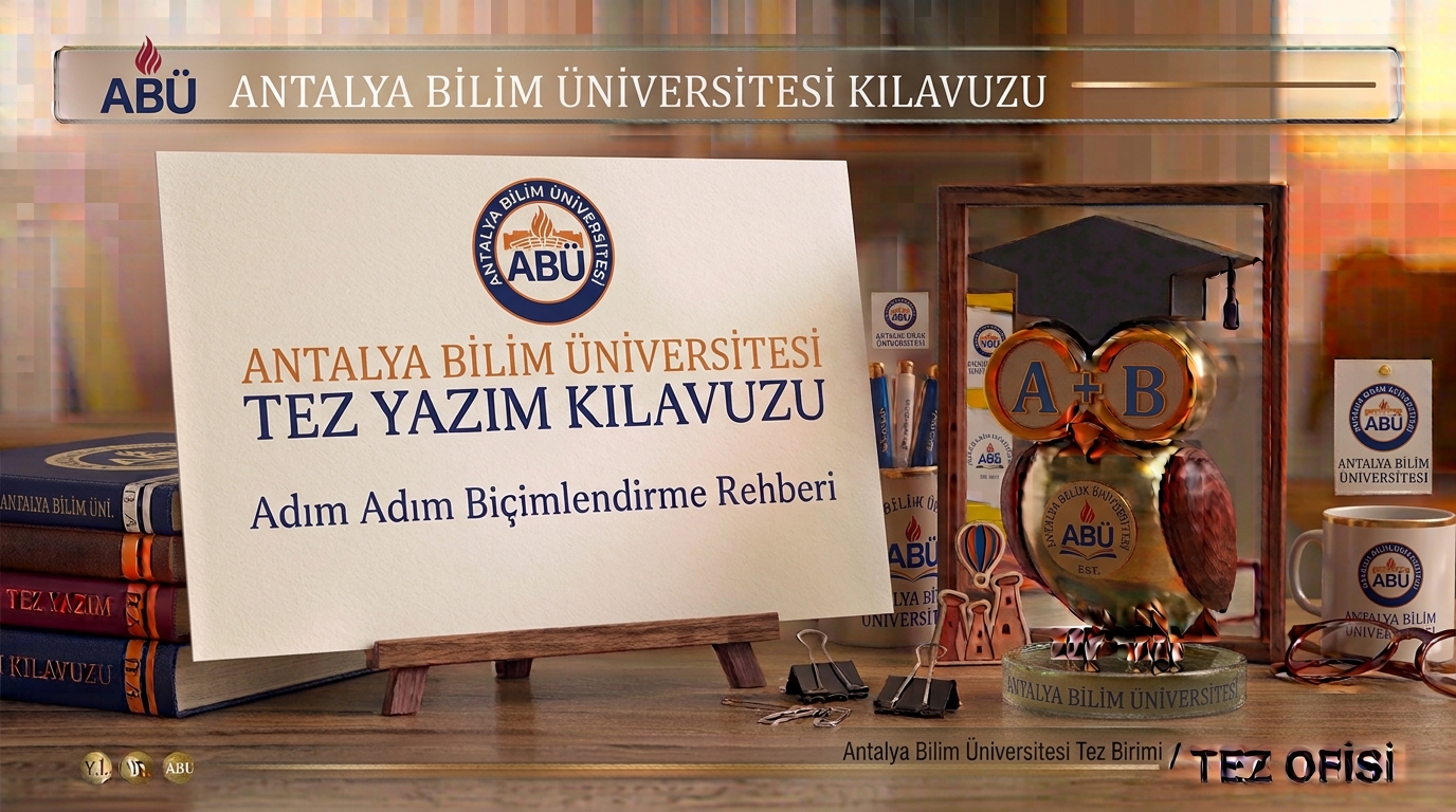 Antalya Bilim Üniversitesi Tez Yazım Kılavuzu