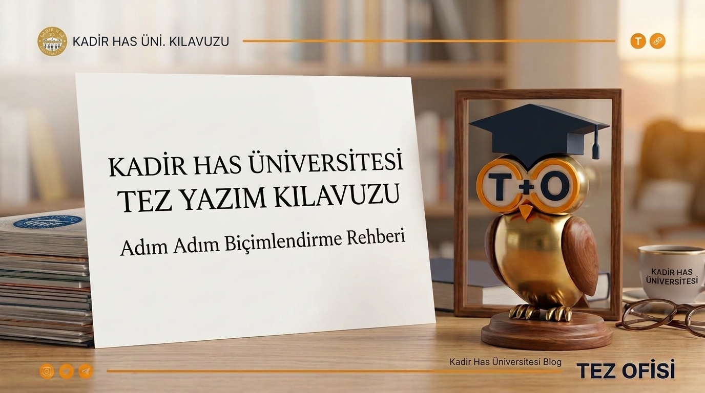 Kadir Has Üniversitesi Tez Yazım Kılavuzu
